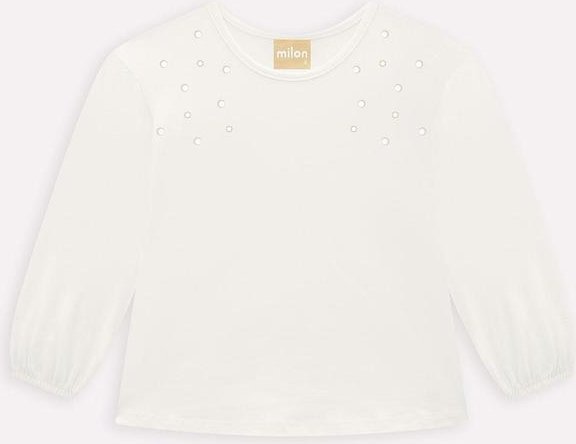 Imagem principal Blusa Infantil Menina com Pérolas Off White Milon Milon