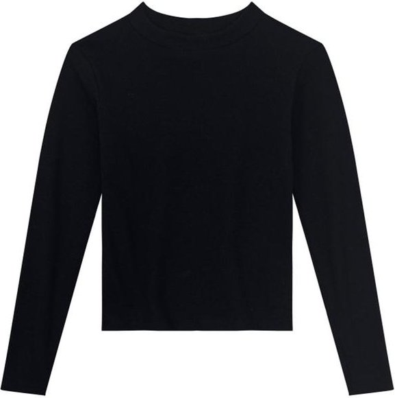 Imagem principal Blusa Infantil Menina em Ribana Casual Preto Brandili Brandili