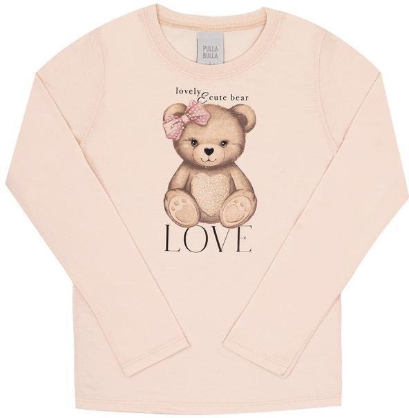 Imagem principal Blusa Infantil Menina Meia Malha Rosa Pulla Bulla Pulla Bulla