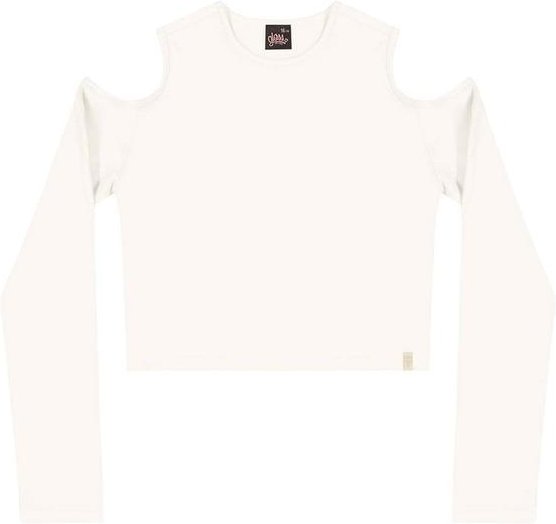 Imagem principal Blusa Juvenil em Cotton Bege Gloss Gloss