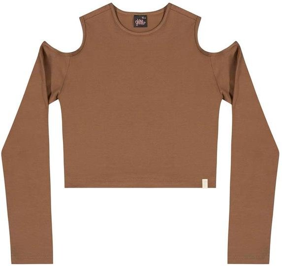 Imagem principal Blusa Juvenil em Cotton Marrom Gloss Gloss