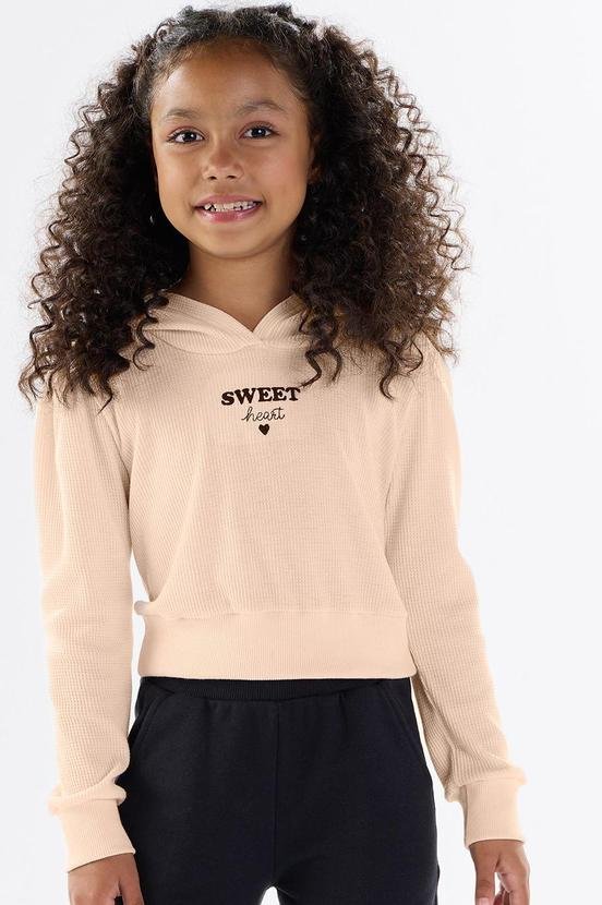 Blusa Malha Waffle Rosa