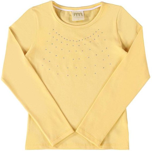 Imagem principal Blusa Manga Longa em Cotton Penteado Amarelo Milli E Nina Milli E Nina