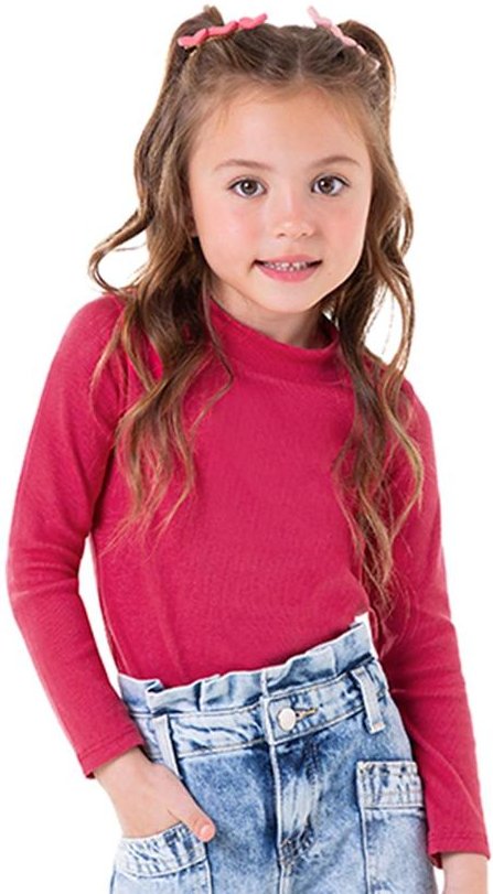 Imagem principal Blusa Manga Longa Unissex em Punho Rosa Marlan Marlan