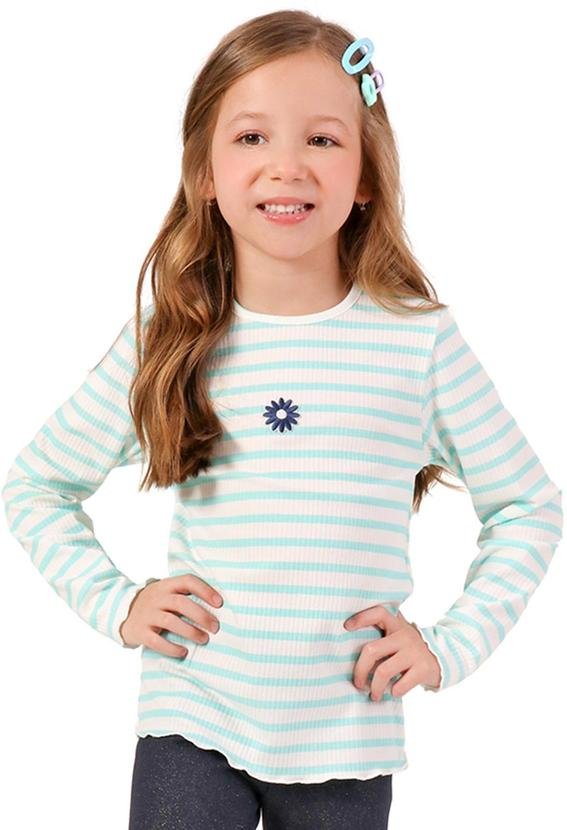 Imagem principal Blusa Ml com Patch Flor Branco Tink Bink Tink Bink