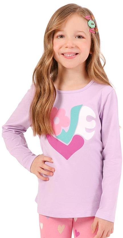 Imagem principal Blusa Ml com Silk Lilas Tink Bink Tink Bink