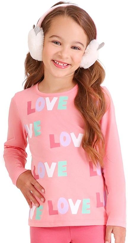 Imagem principal Blusa Ml com Silk Rosa Tink Bink Tink Bink