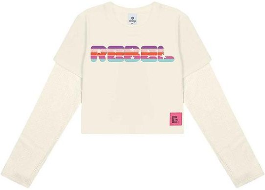 Imagem principal Blusa Rebel Bege Abrange Abrange