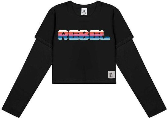 Imagem principal Blusa Rebel Preto Abrange Abrange