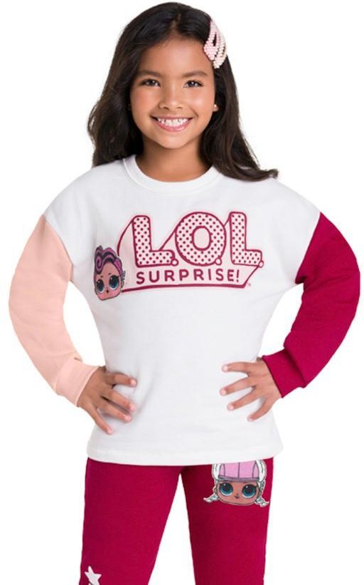 Imagem principal Blusão Infantil Menina da Lol Surprise Natural Brandili Brandili