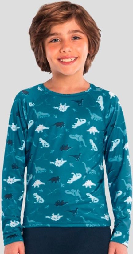 Imagem principal Camiseta Infantil Menino em Malha Uv Verde Brandili Brandili