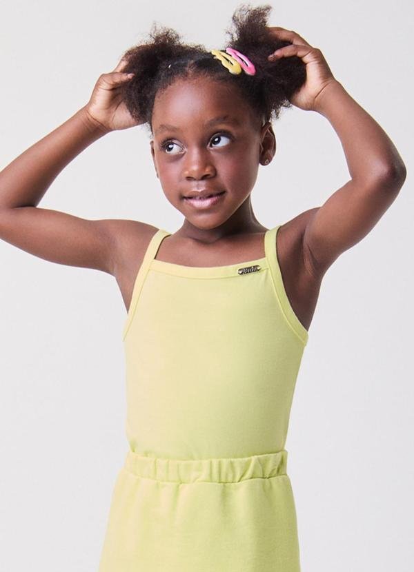 Imagem principal Regata Básica Amarelo Manteiga de Alça Amarelo Bimbi Bimbi