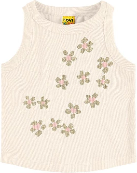 Imagem principal Regata Infantil Feminina Ribana Bege Rovi Kids Rovi Kids