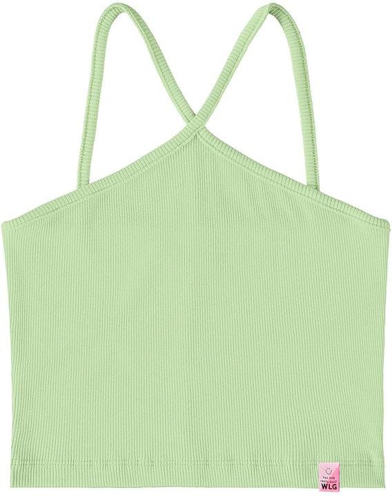 Imagem principal Top Cropped Básico Infantil Verde Gloss Gloss