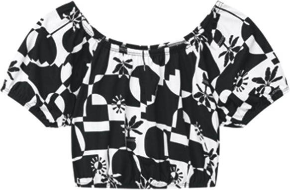 Imagem principal Blusa Box Teen Menina Preto Amora Amora