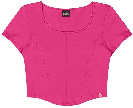 Imagem principal Blusa Juvenil Cotton Rosa Gloss Gloss
