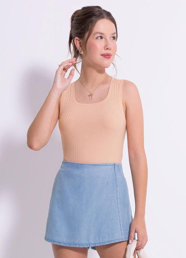 Imagem principal Regata em Canelado Rosa Gris Gris