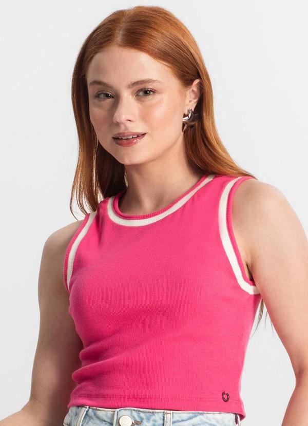 Regata Infantil Feminina em Ribana Rosa