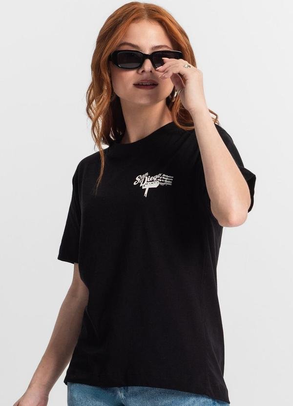 Imagem principal T-Shirt Juvenil Feminina Preto MINTY MINTY