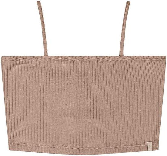 Imagem principal Top Ribana Canelada Juvenil Marrom Gloss Gloss