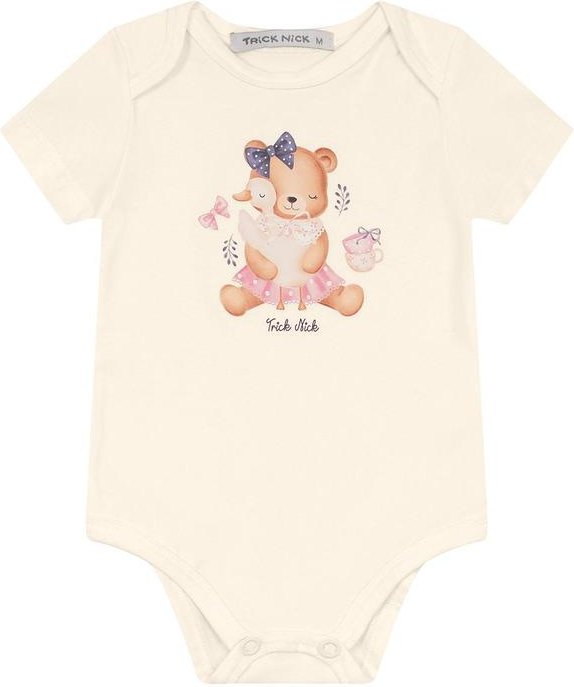 Body Feminino em Cotton Leve Bege