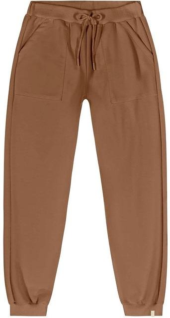 Imagem principal Calça Básica Juvenil em Moletom Marrom Gloss Gloss