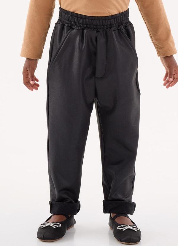 Imagem principal Calça Cirrê Infantil para Menina Preto Up Baby Up Baby