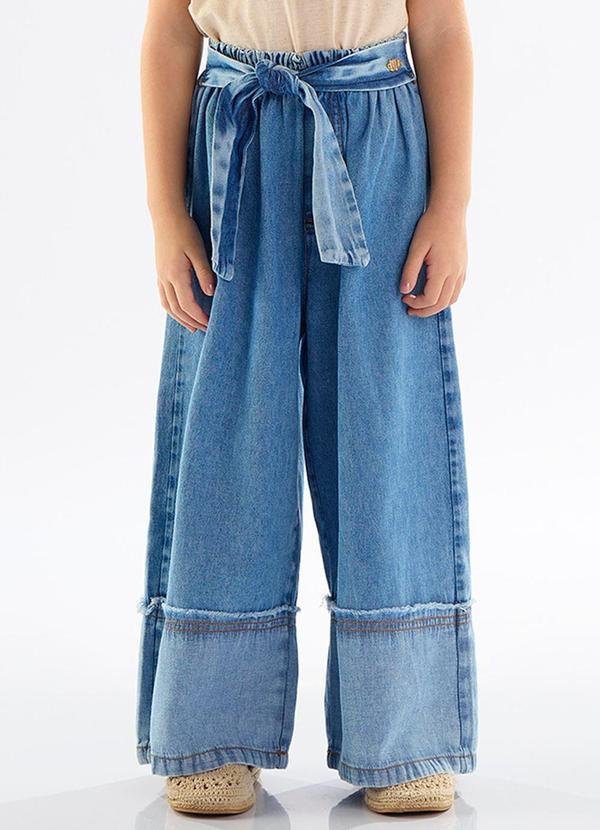 Imagem principal Calça Clochard Infantil em Jeans Azul Up Baby Up Baby