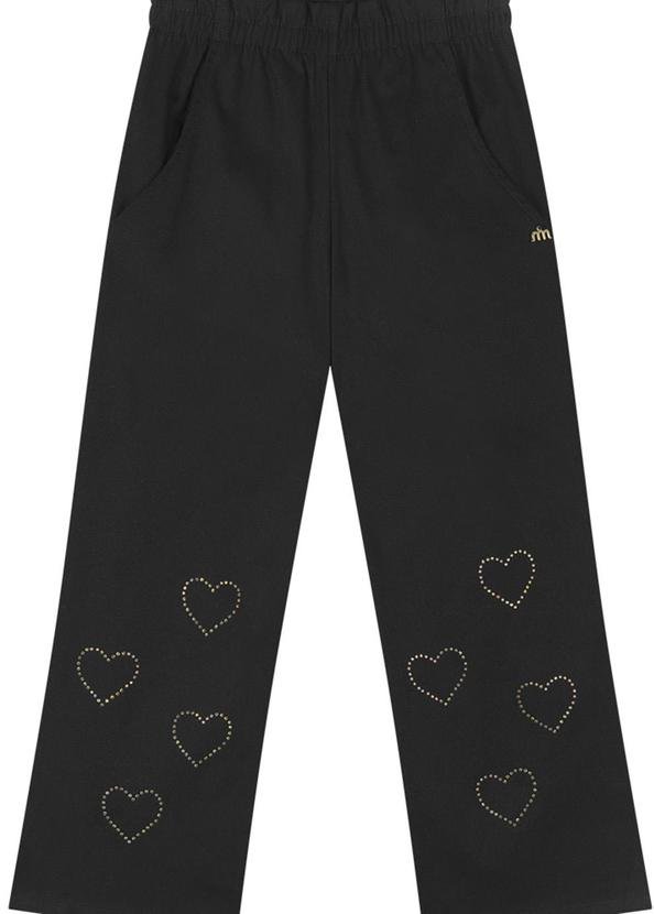 Imagem principal Calça Menina em Sarja Preto Milli E Nina Milli E Nina