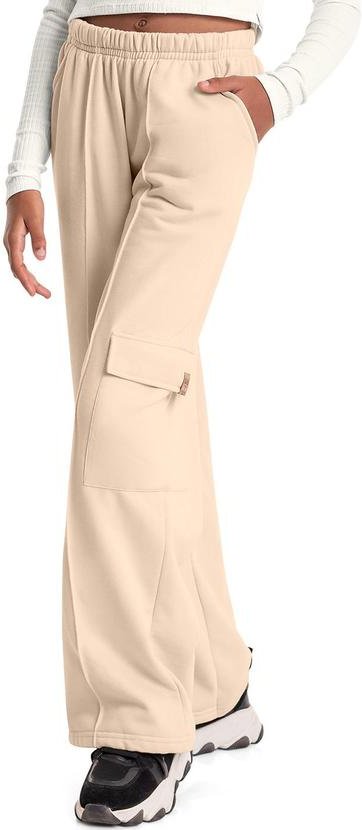 Imagem principal Calça Wide Leg Básica Juvenil Bege Gloss Gloss
