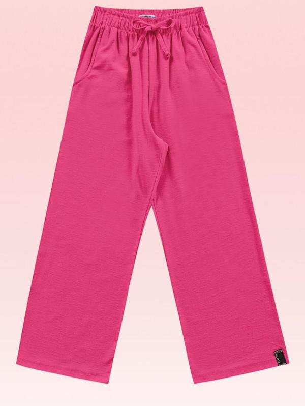 Calca Wide Rosa