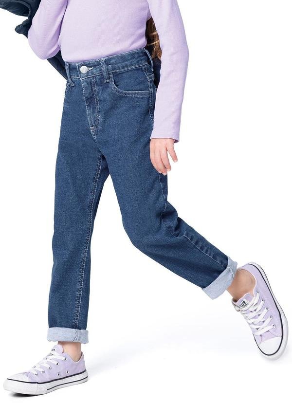 Imagem principal Calça Mom Jeans Menina Azul Malwee Kids Malwee Kids