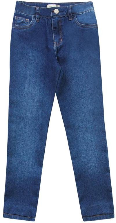 Calça Skinny Jeans Escuro