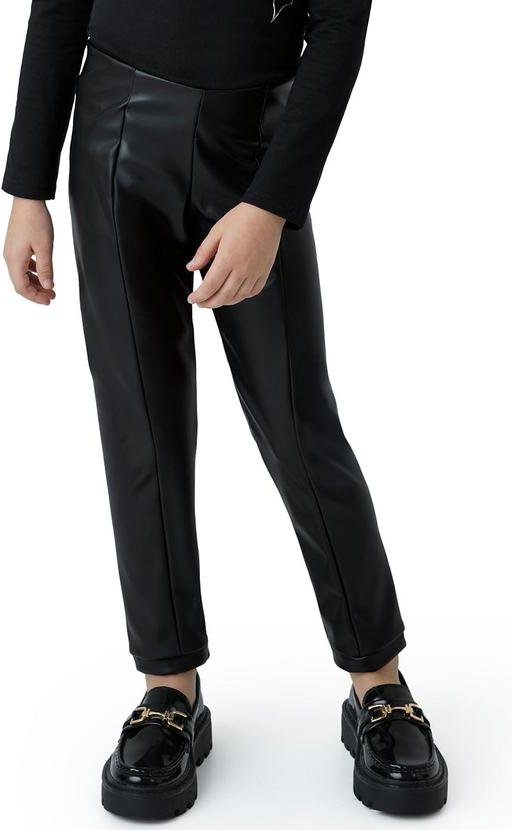 Calça Legging em Corino Menina Preto