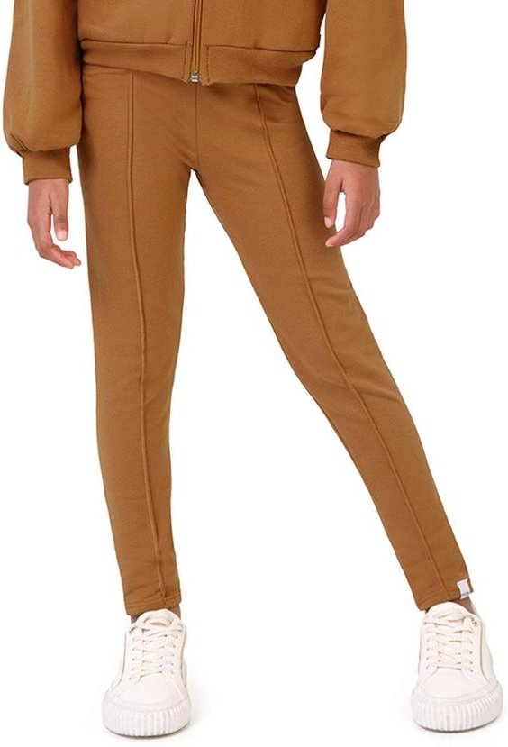 Calça Legging em Moletom Marrom