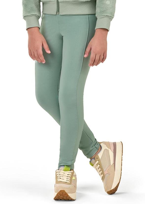 Imagem principal Calça Legging Felpada Infantil Menina Verde Elian Elian