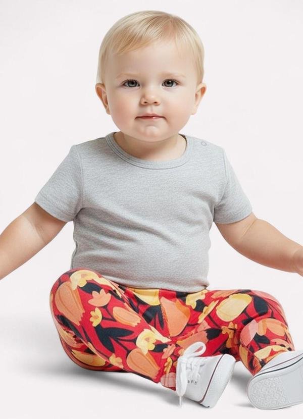 Imagem principal Calça Legging Infantil Menina Estampado Vermelho Kyly Kyly