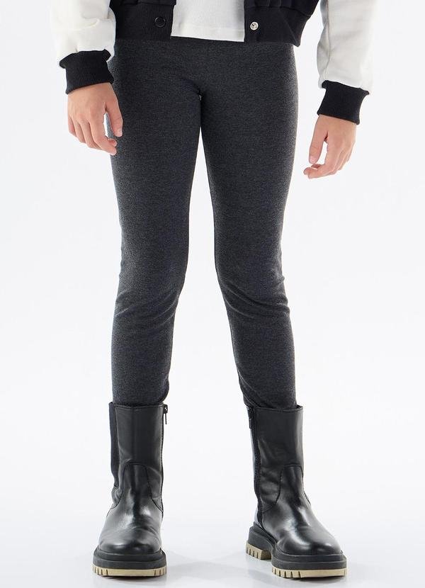 Legging Cotton 8% Basica Preto