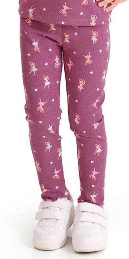 Imagem principal Legging em Ribana Canelada Rosa Tink Bink Tink Bink