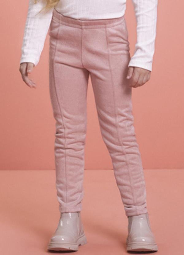 Imagem principal Legging Infantil em Suede Rosa Milli E Nina Milli E Nina