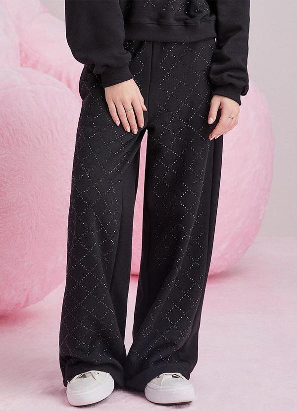 Imagem principal Calça de Moletom Wide Leg Preto I Am I Am