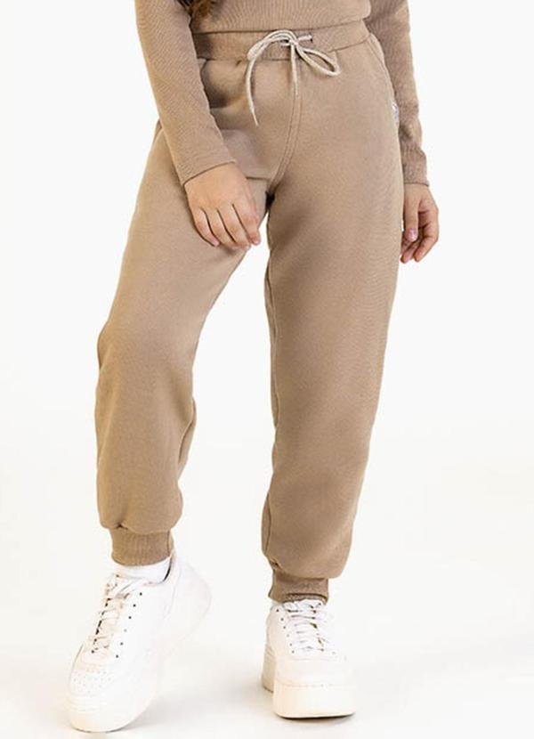 Imagem principal Calça Infantil em Moletom Bege Soft Bonni Soft Bonni
