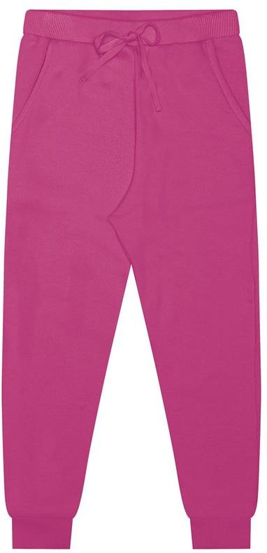 Imagem principal Calça Menina com Bolso em Moletom Felpado Rosa Alakazoo Alakazoo