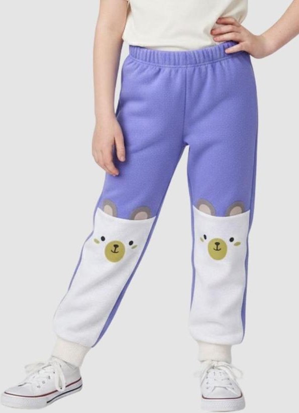 Imagem principal Calça Moletom Urso Lilás Turminha Turminha