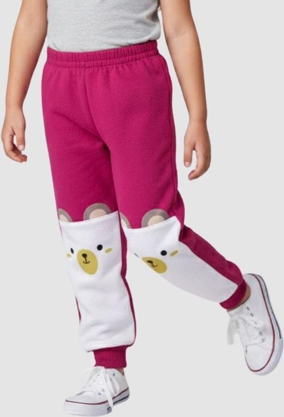 Imagem principal Calça Moletom Urso Pink Turminha Turminha