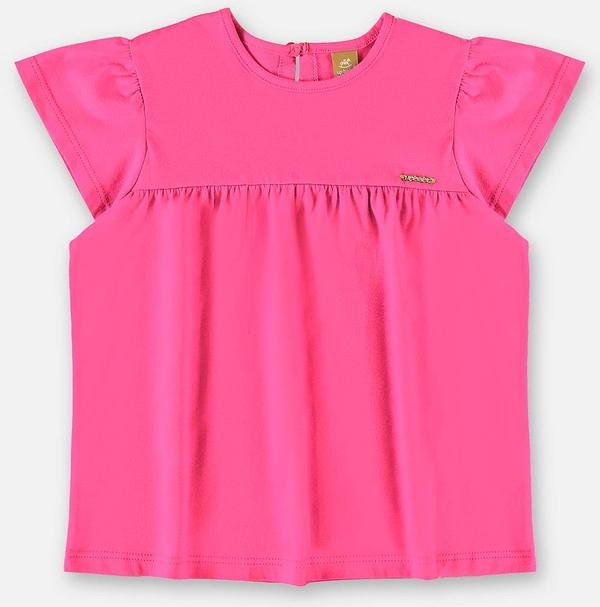 Imagem principal Bata Infantil Básica em Meia Malha Rosa Up Baby Up Baby