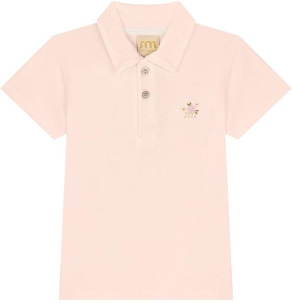 Imagem principal Camisa Menina Polo em Piquet Laranja Milli E Nina Milli E Nina
