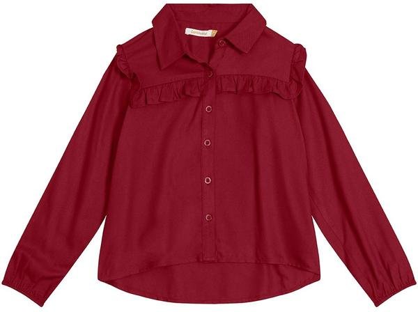 Imagem principal Camisa Mullet em Viscose Menina Vermelho Carinhoso Carinhoso