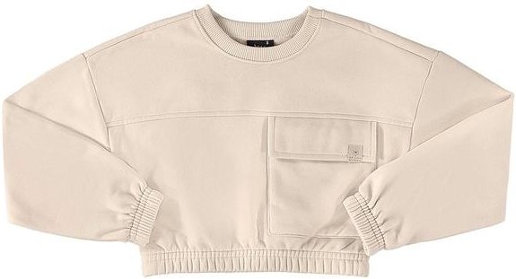 Imagem principal Blusão Cropped Básico Juvenil Bege Gloss Gloss