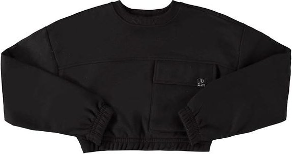 Imagem principal Blusão Cropped Básico Juvenil Preto Gloss Gloss